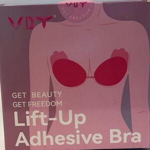Lift up adhesive bra